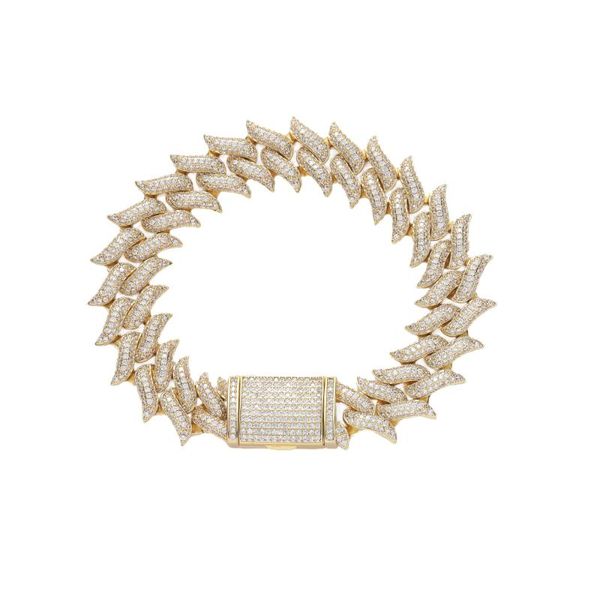 link, chain 7inch 8inch brass iced out bling bracelet for men jewelry cz cuban hip hop bb032, Black
link, chain 7inch 8inch brass iced out bling bracelet for men jewelry cz cuban hip hop bb032, Black