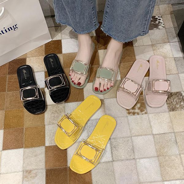 slippers 2021 women flat sandals summer women's comfortable sole 4 colors non-slip woman walking shoes, Black
slippers 2021 women flat sandals summer women's comfortable sole 4 colors non-slip woman walking shoes, Black