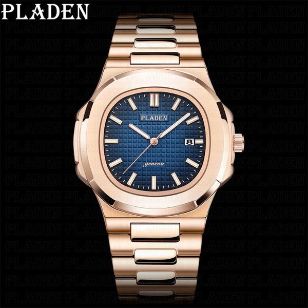 wristwatches pladden men's quartz luminous wristwatch waterproof brand leather automatic date mens watches 2021 relogio masculino, Slivery;brown
wristwatches pladden men's quartz luminous wristwatch waterproof brand leather automatic date mens watches 2021 relogio masculino, Slivery;brown