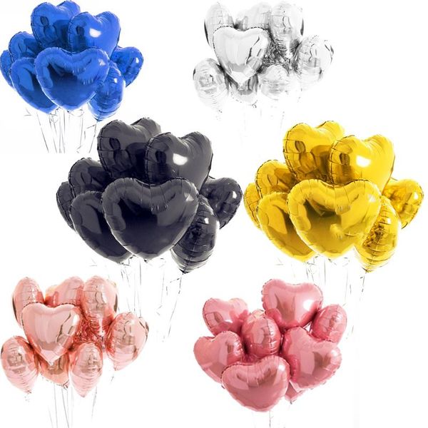 party decoration 10pcs/lot 18inch rose gold red heart shape foil balloon for wedding birthday decorations christmas aluminum ballons
party decoration 10pcs/lot 18inch rose gold red heart shape foil balloon for wedding birthday decorations christmas aluminum ballons