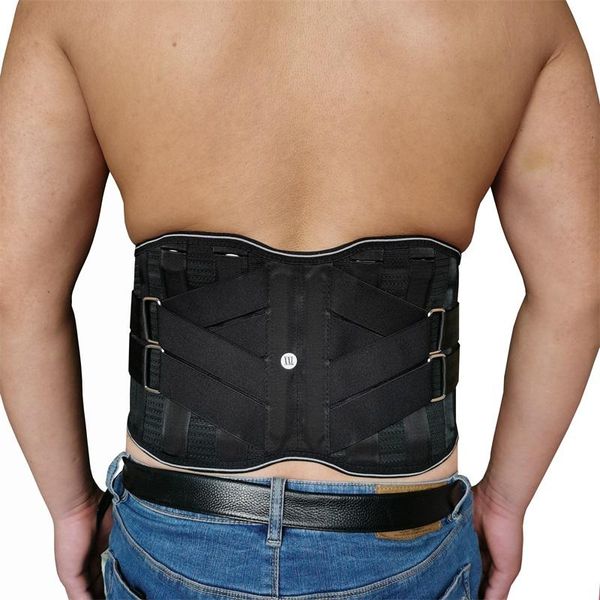 women men elastic back lumbar brace support belt orthopedic posture corrector lower waist corset high quality, Black;gray
women men elastic back lumbar brace support belt orthopedic posture corrector lower waist corset high quality, Black;gray