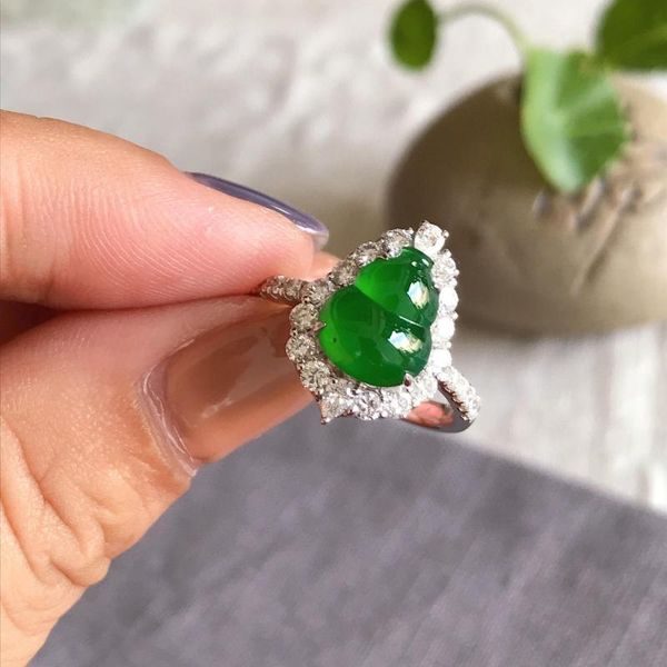 cluster rings natural hetian jasper gourd diamond opening adjustable ring chinese retro sparkle luxury charm ladies silver jewelry, Golden;silver
cluster rings natural hetian jasper gourd diamond opening adjustable ring chinese retro sparkle luxury charm ladies silver jewelry, Golden;silver