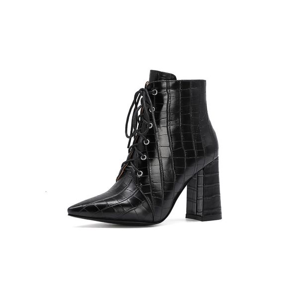 asumer arrive dressed in office shoes pointed lace up to zip autumn heels high winter women boots, Black
asumer arrive dressed in office shoes pointed lace up to zip autumn heels high winter women boots, Black