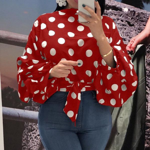 women's blouses & shirts women blouse red dot long sleeve plus size round neck bow fashion for work business office elegant lady, White
women's blouses & shirts women blouse red dot long sleeve plus size round neck bow fashion for work business office elegant lady, White