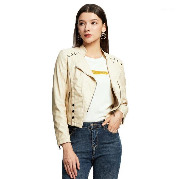 leather jacket for women causal coat zipper closure lady outwear moto bike long sleeve fall winter clothing women's & faux, Black
leather jacket for women causal coat zipper closure lady outwear moto bike long sleeve fall winter clothing women's & faux, Black