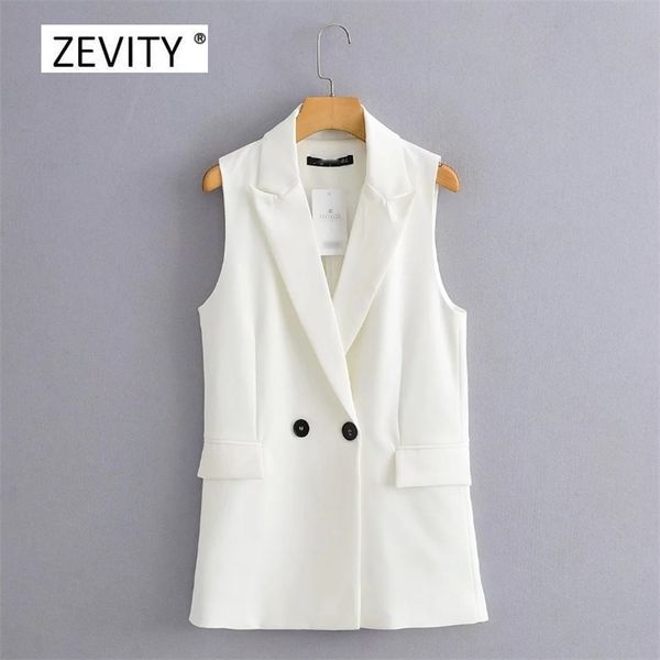 women simply sleeveless double breasted vest jacket office ladies wear casual suit waistcoat pockets outwear ct514 210909, Black;white
women simply sleeveless double breasted vest jacket office ladies wear casual suit waistcoat pockets outwear ct514 210909, Black;white