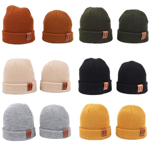 caps & hats baby knit hat for boys girls autumn winter warm kids beanie children parent-child born cap with leather label, Yellow
caps & hats baby knit hat for boys girls autumn winter warm kids beanie children parent-child born cap with leather label, Yellow