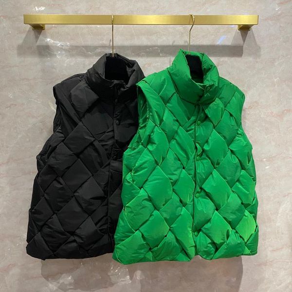 women's vests winter down vest high-end clothing keep warm weave check pattern design loose sleeveless jackets 55526, Black;white
women's vests winter down vest high-end clothing keep warm weave check pattern design loose sleeveless jackets 55526, Black;white