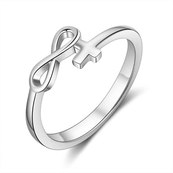 wedding rings infinity cross silver color for women endless love symbol fashion eternal forever promise ring jewelry gift, Slivery;golden
wedding rings infinity cross silver color for women endless love symbol fashion eternal forever promise ring jewelry gift, Slivery;golden