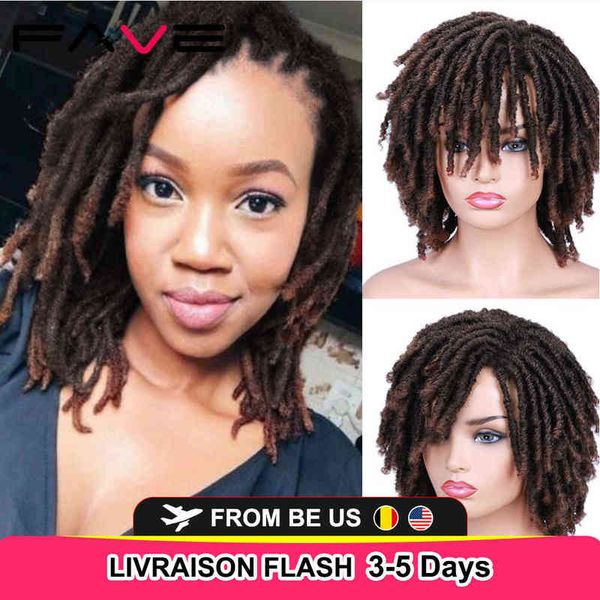 hair fave dreadlock curly short synthetic twist natural black /1b 30 ombre brown for women and men afro party 220301, Black;brown
hair fave dreadlock curly short synthetic twist natural black /1b 30 ombre brown for women and men afro party 220301, Black;brown