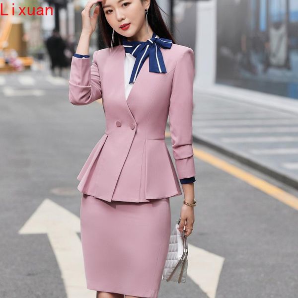 two piece dress blazer and skirt set formal suits for women jacket office clothes spring autumn, White
two piece dress blazer and skirt set formal suits for women jacket office clothes spring autumn, White