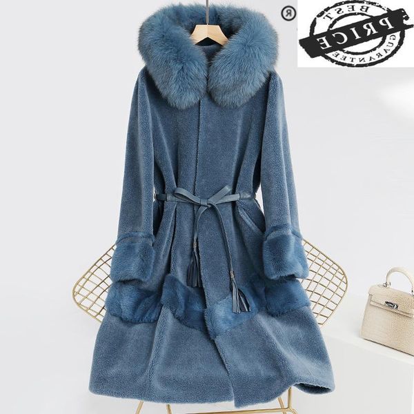 women's fur & faux 2021 winter natural hooded jacket real sheep shearing female long coat korean warm 100% wool hiver jr015, Black
women's fur & faux 2021 winter natural hooded jacket real sheep shearing female long coat korean warm 100% wool hiver jr015, Black