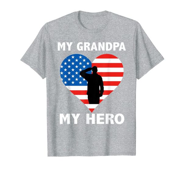 patriotic my grandpa my hero veterans memorial day t-shirt, White;black
patriotic my grandpa my hero veterans memorial day t-shirt, White;black