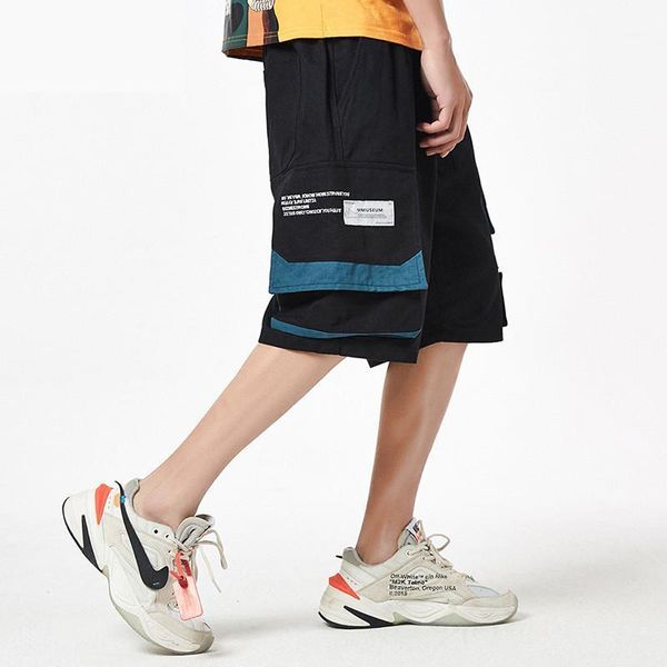 harajuku men joggers shorts summer hip hop cargo short pocket color block baggy streetwear mens sweat men's, White;black
harajuku men joggers shorts summer hip hop cargo short pocket color block baggy streetwear mens sweat men's, White;black