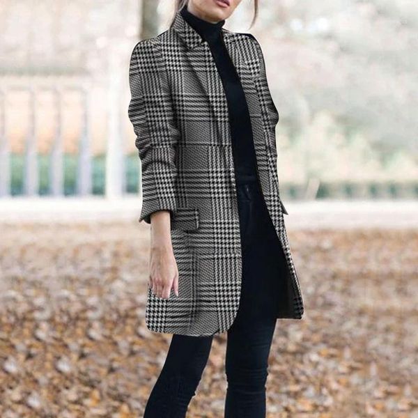 women's wool & blends womens autumn coat 2021 and winter printed woolen with stand-up collar, Black
women's wool & blends womens autumn coat 2021 and winter printed woolen with stand-up collar, Black