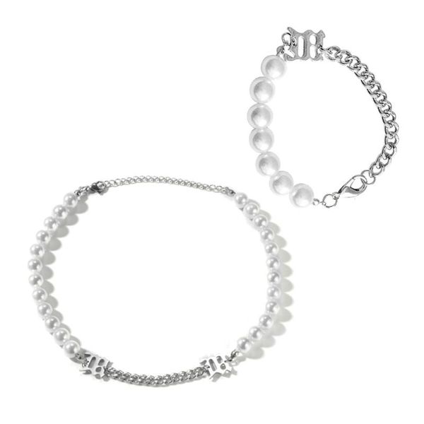 earrings & necklace 2pcs women elegant white pearl metal choker bracelet statement jewelry set fashion, Silver
earrings & necklace 2pcs women elegant white pearl metal choker bracelet statement jewelry set fashion, Silver