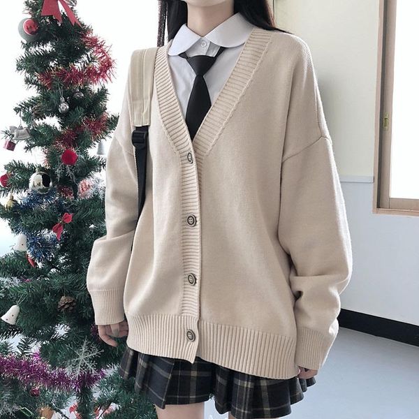 women's tracksuits kawaii college uniform women set fashion jk cardigan loose v-neck sweater coat suit female cute japanese skirt 3pcs, Gray
women's tracksuits kawaii college uniform women set fashion jk cardigan loose v-neck sweater coat suit female cute japanese skirt 3pcs, Gray