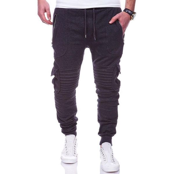 men's pants casual camouflage slim sport mid waist trousers sweatpants jogging full length regular solid folds pencil, Black
men's pants casual camouflage slim sport mid waist trousers sweatpants jogging full length regular solid folds pencil, Black