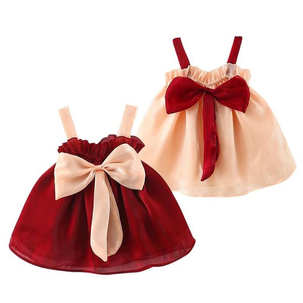 girl's dresses big bow baby girl clothes a-line priness toddler girls dress infant summer party birthday for 9m-24m, Red;yellow
girl's dresses big bow baby girl clothes a-line priness toddler girls dress infant summer party birthday for 9m-24m, Red;yellow