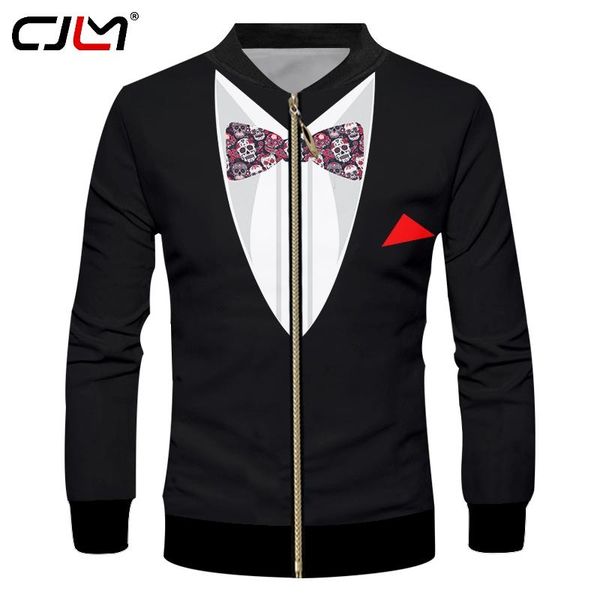 arrival men's zip jacket 3d print suit skull bow tie jackets coat man hip hop punk outwear tracksuits dropship, Black;brown
arrival men's zip jacket 3d print suit skull bow tie jackets coat man hip hop punk outwear tracksuits dropship, Black;brown