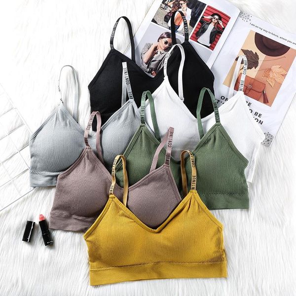 bras solid color sports bra letter shoulder strap bralette wire underwear push up female gym shirts sport brassiere, Red;black
bras solid color sports bra letter shoulder strap bralette wire underwear push up female gym shirts sport brassiere, Red;black
