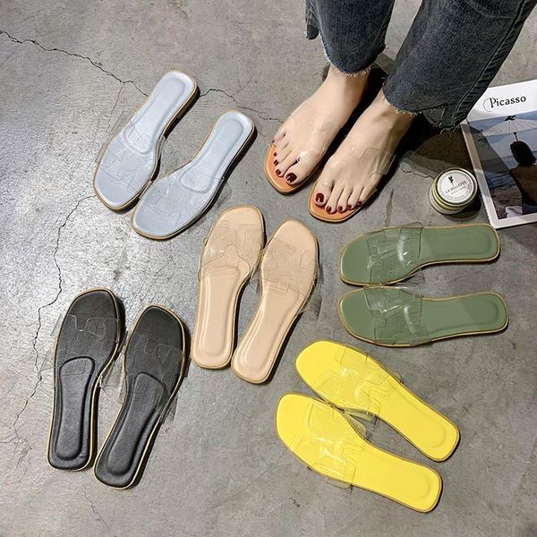 women sandals shoe retro style transparent flat ladies fashion summer flip flop outdoor female beach slippers 2021 wholesale, Black
women sandals shoe retro style transparent flat ladies fashion summer flip flop outdoor female beach slippers 2021 wholesale, Black