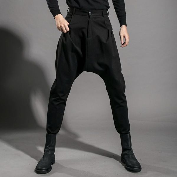 men's pants 2021 autumn winter clothing personality hair stylist micro boots little feet casual haren, Black
men's pants 2021 autumn winter clothing personality hair stylist micro boots little feet casual haren, Black