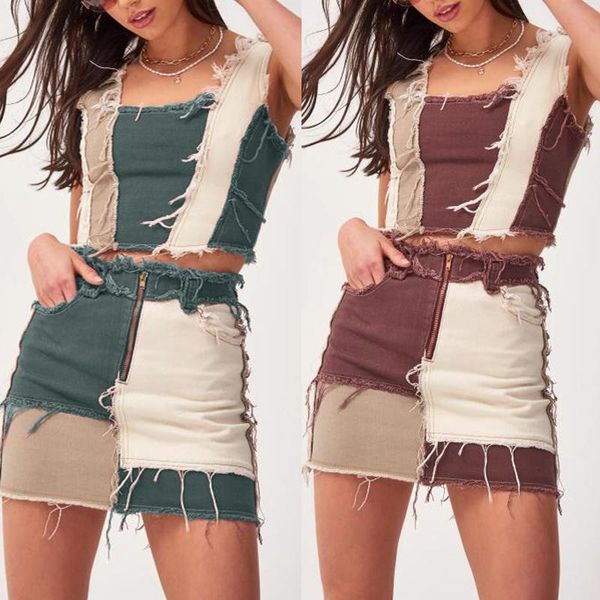 skirts women's patchwork cotton denim high waist a-line with pockets summer street wear color block zipper women mini skirt, Black
skirts women's patchwork cotton denim high waist a-line with pockets summer street wear color block zipper women mini skirt, Black