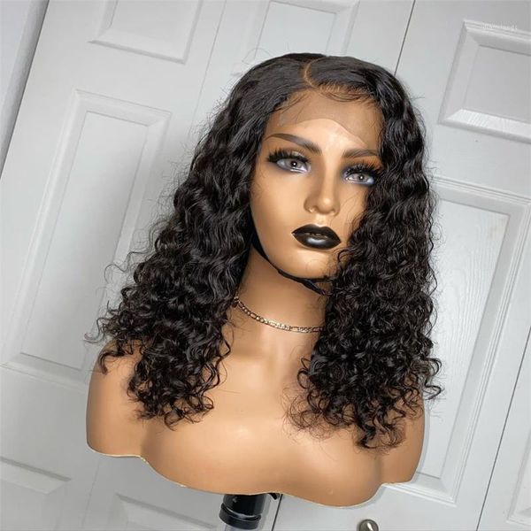 jet black 13x6 t part lace front wig for women side curly natural hairline brazilian hair wigs with baby1, Black;brown
jet black 13x6 t part lace front wig for women side curly natural hairline brazilian hair wigs with baby1, Black;brown