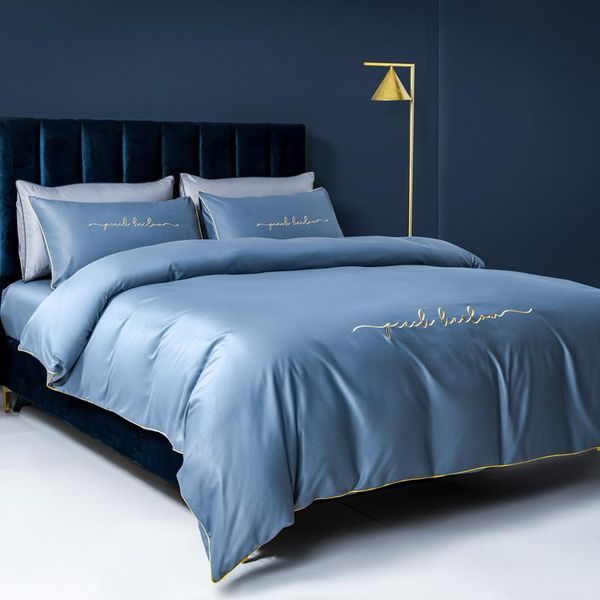 bedding sets washed silk four-piece set nordic style quilt cover sheet summer naked sleeping ice simple bed
bedding sets washed silk four-piece set nordic style quilt cover sheet summer naked sleeping ice simple bed