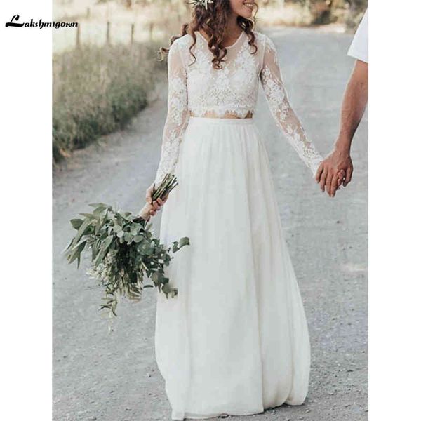 2021 new a-line wedding es jewel neck sweeptrain lace chiffon over satin long sleeve beach boho see-through with embro zu5t, White
2021 new a-line wedding es jewel neck sweeptrain lace chiffon over satin long sleeve beach boho see-through with embro zu5t, White