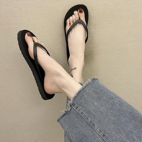 slippers simple solid color comfortable flip flop women summer korean fashion casual non-slip couple flops breathable beach, Black
slippers simple solid color comfortable flip flop women summer korean fashion casual non-slip couple flops breathable beach, Black