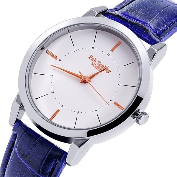 wristwatches women quartz watch simple fashion for multiple colour leather clock, Slivery;brown
wristwatches women quartz watch simple fashion for multiple colour leather clock, Slivery;brown