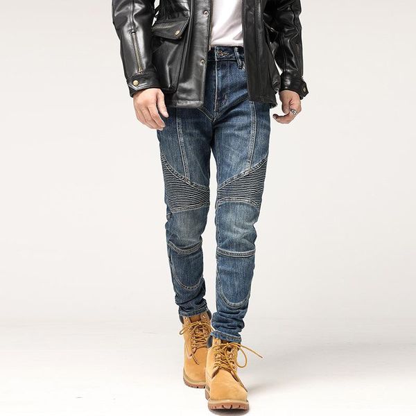 men's jeans american street fashion men retro blue elastic slim fit spliced designer biker punk style hip hop denim pants
men's jeans american street fashion men retro blue elastic slim fit spliced designer biker punk style hip hop denim pants