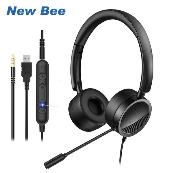 bee h360 3.5mm/usb wired headset center earphone with mic on ear computer headphone volume control mute adjustable headband headphones & ear
bee h360 3.5mm/usb wired headset center earphone with mic on ear computer headphone volume control mute adjustable headband headphones & ear