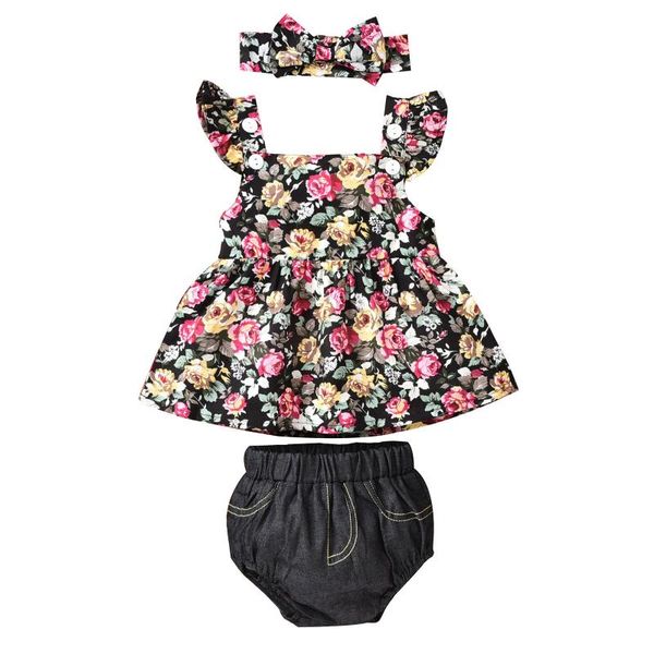 clothing sets 3pcs baby girl summer outfits, ruffle sleeveless floral crop + bloomer shorts headband set, White
clothing sets 3pcs baby girl summer outfits, ruffle sleeveless floral crop + bloomer shorts headband set, White