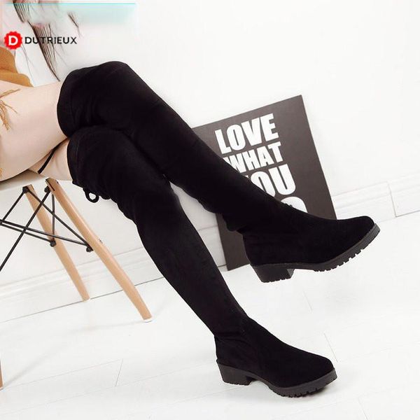 boots 2021 women's autumn and winter over the knee sleek minimalist comfort plus cotton flat flock fashion boot, Black
boots 2021 women's autumn and winter over the knee sleek minimalist comfort plus cotton flat flock fashion boot, Black