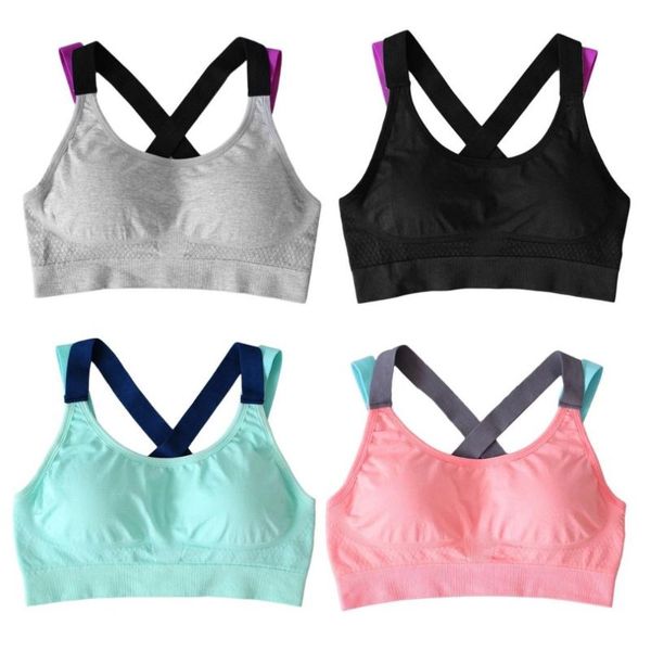 padded strappy tank athletic fitness yoga training running gym sports women vest push up quick dry sport bra outfit
padded strappy tank athletic fitness yoga training running gym sports women vest push up quick dry sport bra outfit