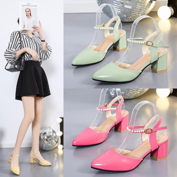sandals ladies 2021 summer 5cm high heel fashion commuter work shoes pointed party beaded buckle strap, Black
sandals ladies 2021 summer 5cm high heel fashion commuter work shoes pointed party beaded buckle strap, Black