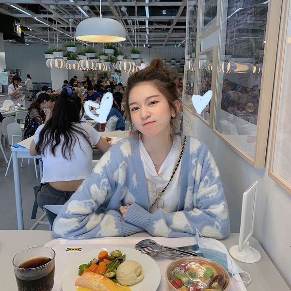 women's sweaters autumn loose shirt skinny lamb cardigan knitted or crocheted ftwc, White;black
women's sweaters autumn loose shirt skinny lamb cardigan knitted or crocheted ftwc, White;black