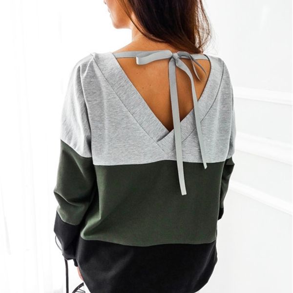 women's hoodies & sweatshirts fashion womens long sleeve striped crew neck casual loose splicing colors polyester autumn pullovers huog, Black
women's hoodies & sweatshirts fashion womens long sleeve striped crew neck casual loose splicing colors polyester autumn pullovers huog, Black