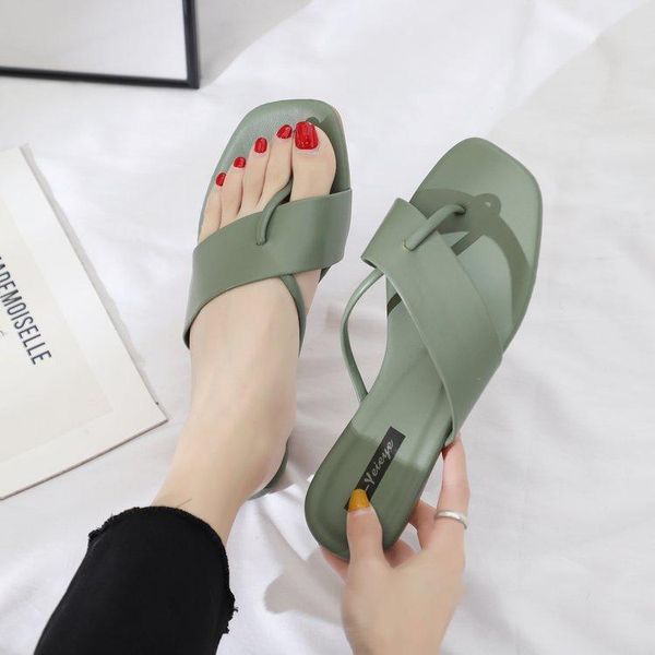 soft pu leather clip toe women slippers summer square sandals stiletto heels ladies dress shoes, Black
soft pu leather clip toe women slippers summer square sandals stiletto heels ladies dress shoes, Black