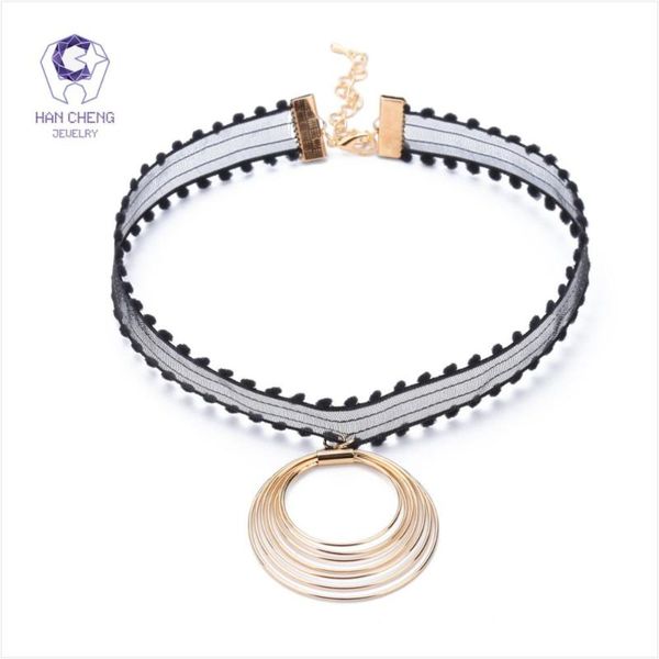 chokers hancheng fashion lace ribbon golden metal round pendant choker necklace women necklaces statement collar jewelry bijoux, Golden;silver
chokers hancheng fashion lace ribbon golden metal round pendant choker necklace women necklaces statement collar jewelry bijoux, Golden;silver