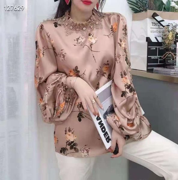 women's blouses & shirts w1472 fashion 2021 runway luxury european design party style clothing, White
women's blouses & shirts w1472 fashion 2021 runway luxury european design party style clothing, White