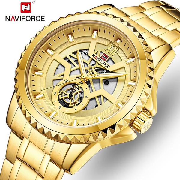 wristwatches naviforce mens watches casual chrono luminous sport fashion clock quartz waterproof watch men relogio masculin, Slivery;brown
wristwatches naviforce mens watches casual chrono luminous sport fashion clock quartz waterproof watch men relogio masculin, Slivery;brown