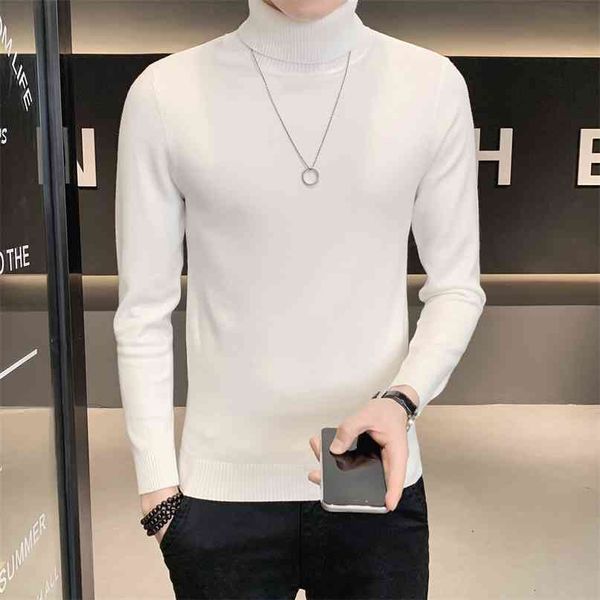 10colors autumn winter turtleneck simple solid long sleeve sweater men clothing 2022 slim fit casual high collar pullovers 210918, White;black
10colors autumn winter turtleneck simple solid long sleeve sweater men clothing 2022 slim fit casual high collar pullovers 210918, White;black
