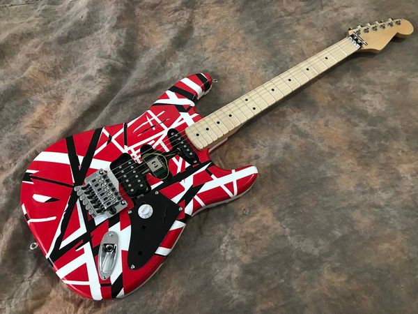 guitar eddie van halen striped frankie 5150,ash body maple neck ,can customize 
guitar eddie van halen striped frankie 5150,ash body maple neck ,can customize