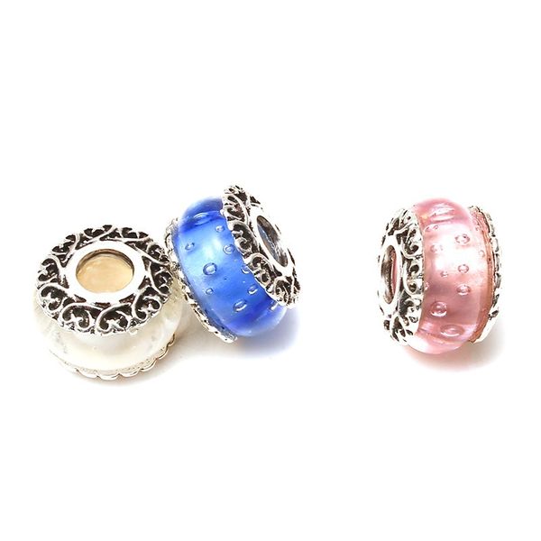 20 pcs 925 sterling silver murano lampwork glass bubble beads charm big hole loose beads for pandora european bracelet necklace 8 colours, Crystal
20 pcs 925 sterling silver murano lampwork glass bubble beads charm big hole loose beads for pandora european bracelet necklace 8 colours, Crystal