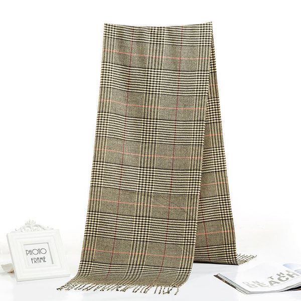 scarves autumn and winter korean version all-match simple men's checked scarf classic british business to keep warm, Blue;gray
scarves autumn and winter korean version all-match simple men's checked scarf classic british business to keep warm, Blue;gray