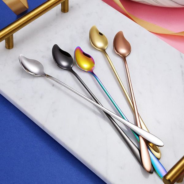 spoons 1pcs ice cream dessert tea spoon stainless steel colorful long handle flatware coffee drinking tools kitchen gadget
spoons 1pcs ice cream dessert tea spoon stainless steel colorful long handle flatware coffee drinking tools kitchen gadget